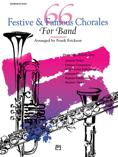 66 Festive and Famous Chorales E Flat Baritone Sax