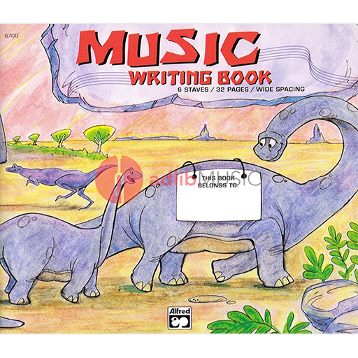 Dinosaur Manuscript Book Giant Stave