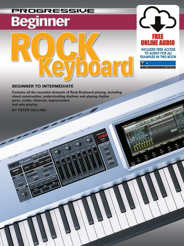 Progressive Beginner Rock Keyboard Book/OA