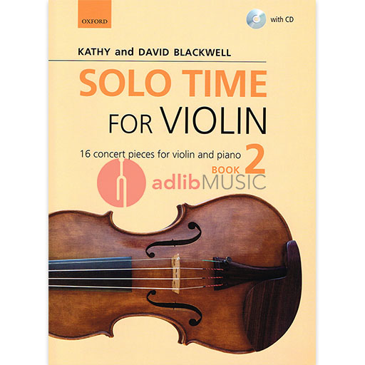Solo Time Book 2 - Violin/OLA by Blackwell Oxford 9780193404786