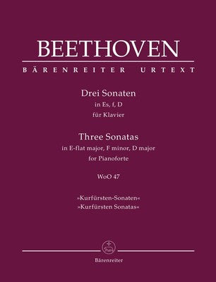 Beethoven Three Piano Sonatas WoO 47