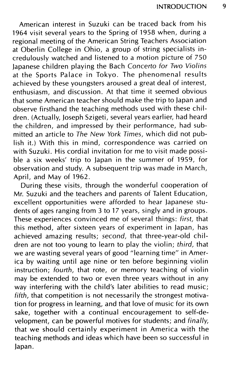 Suzuki Violin Method in American Music Education