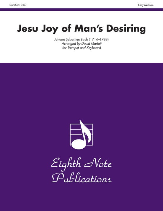 Jesu Joy of Mans Desiring Trumpet/Piano