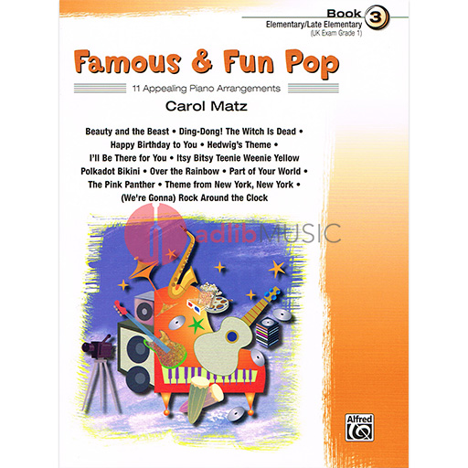 Famous & Fun Pop Book 3