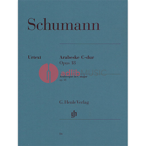Arabesque in C major Opus 18 - Piano Solo - Robert Schumann - Henle