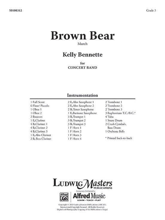 Brown Bear CB Gr 3