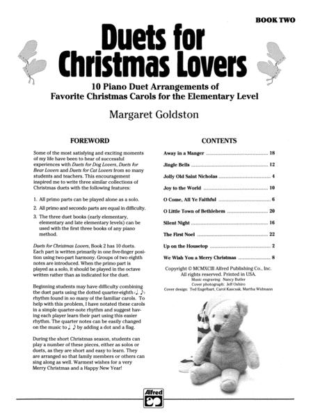 Duets for Christmas Lovers Book 2 1P4H