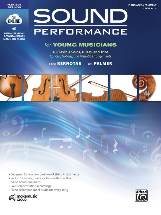 Sound Performance for Young Musicians Strings Piano Book/OA