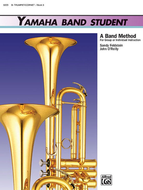 Yamaha Band Student Book 3 B Flat Trumpet/Cornet