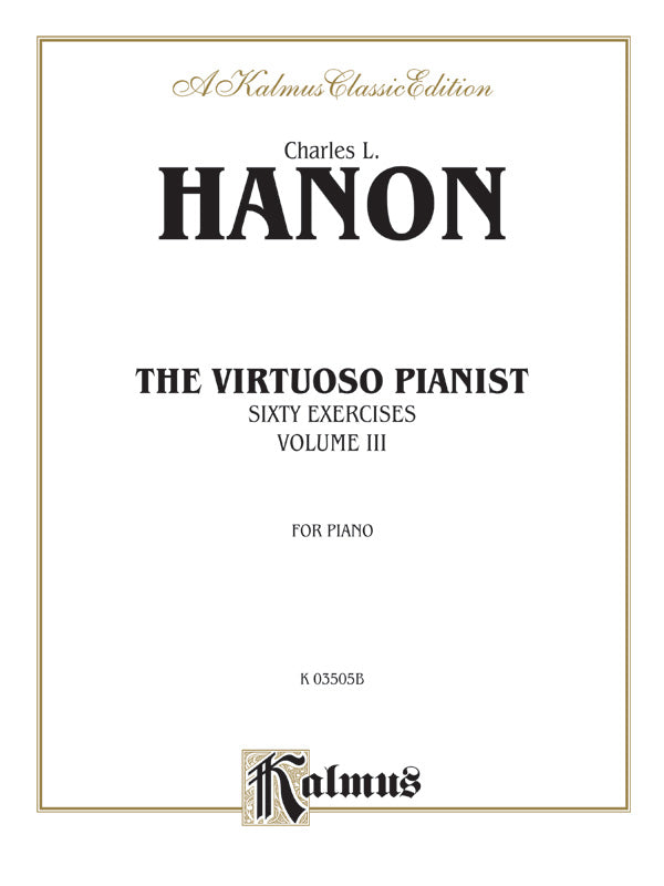 HANON VIRTUOSO PIANIST BK 3 P/S