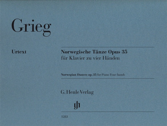 Grieg - Norwegian Dances Op35 - Piano 4 Hands Henle HN1283