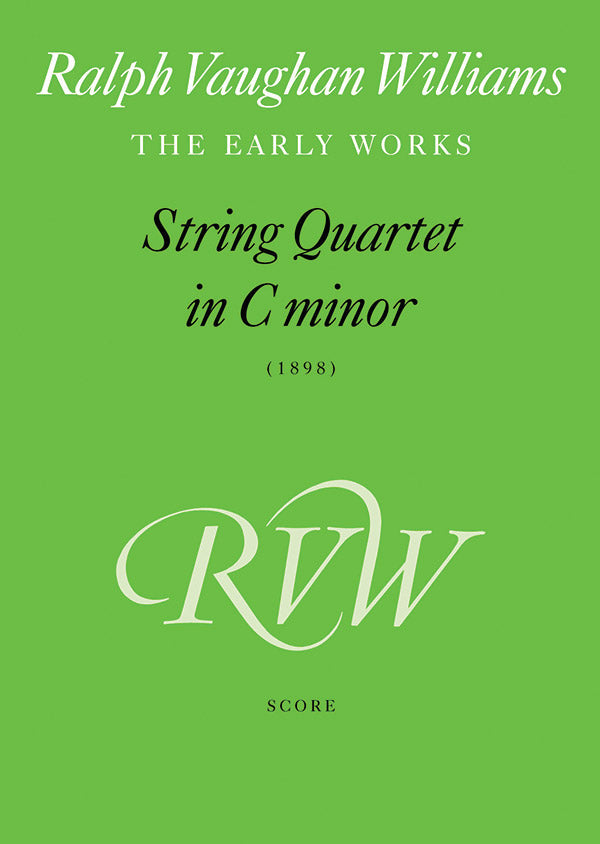 STRING QUARTET IN C MIN 1898 SCORE