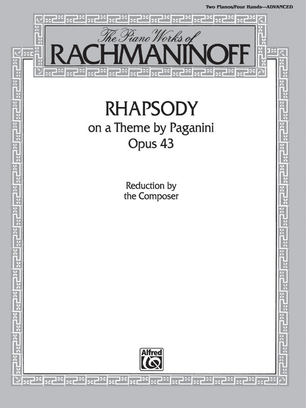 Rhapsody on a Theme by Paganini 2P4H