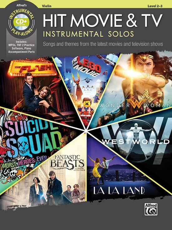Hit Movie and TV Instrumental Solo Violin Bk/Cd