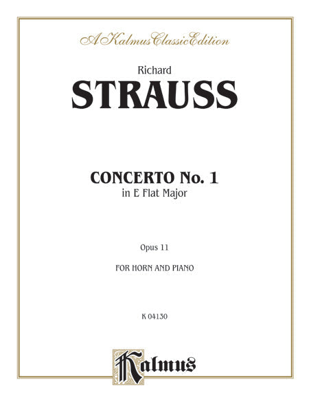 Horn Concerto No 1 in E-flat Major Op 11 Horn/Pno