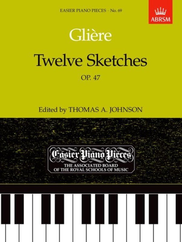 Gliere Twelve Sketches Op 47 for Piano