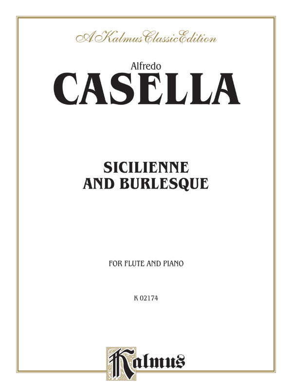 Casella Sicilienne and Burlesque Flute & Piano
