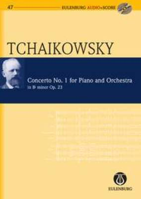 Concerto No 1 Op 23 Study Score Bk/Cd
