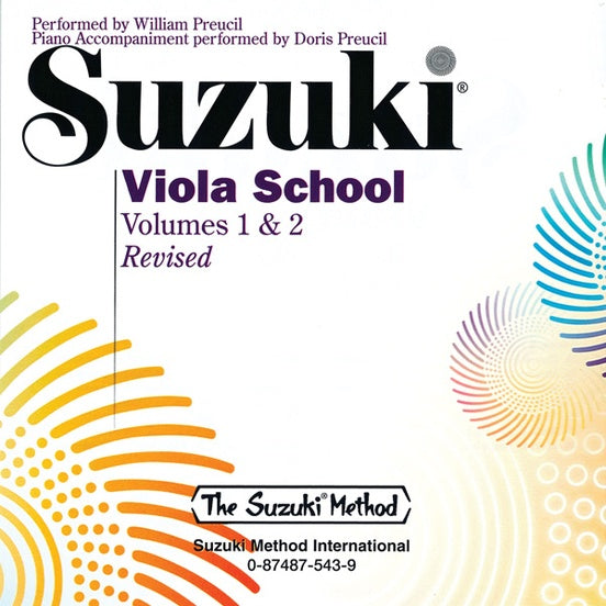 Suzuki Viola School Volume 1 & 2 CD