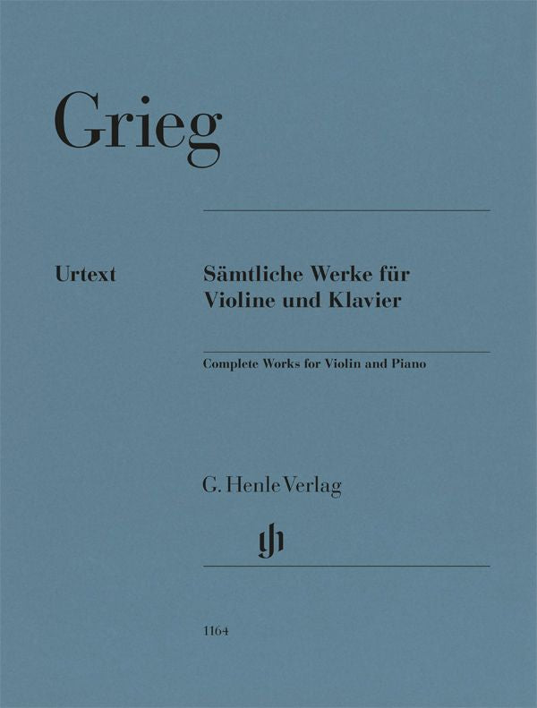 Grieg - Complete Works - Violin & Piano - G Henle Verlag