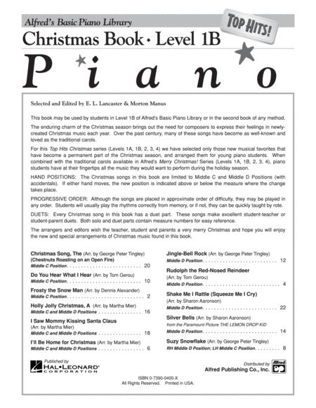ABPL Top Hits Christmas Book 1B