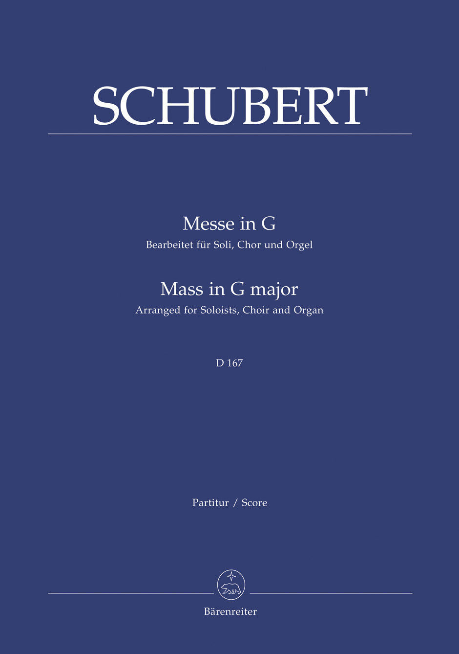 Mass In G Major D167 SATB/Organ