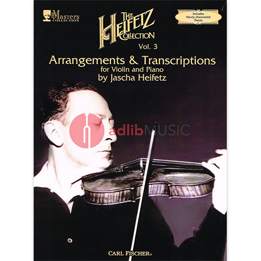 Heifetz Collection Volume 3 Violin/Piano