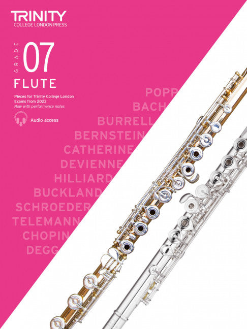 Trinity Flute Exam Pieces from 2023 Grade 7 Score/Part - Trinity Trinity TCL020895