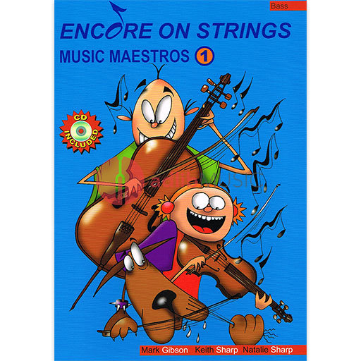 Encore On Strings Music Maestros Bass Bk1 Book/OA