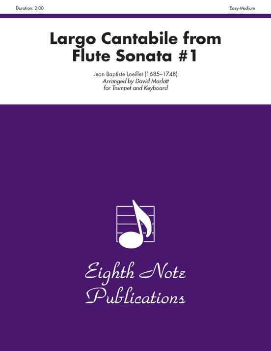 Largo Cantabile from Flute Sonata #1 Trumpet/Piano