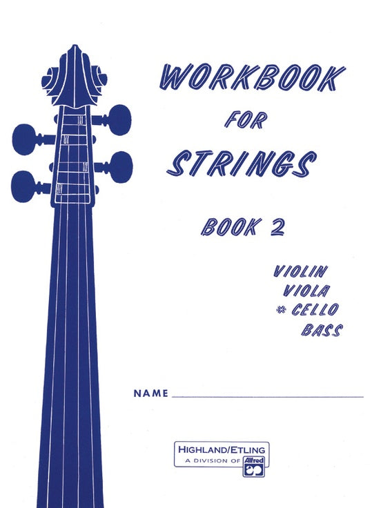 Workbook for Strings Book 2 - Cello