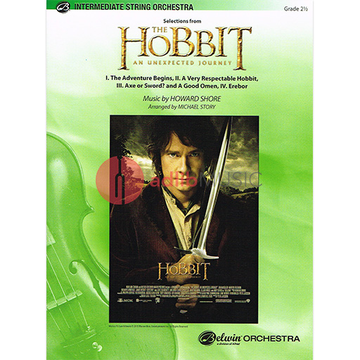 THE HOBBIT AN UNEXPECTED JOURNEY String Orchestra Grade 2.5 Shore Howard