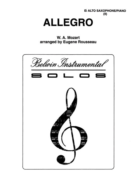 Allegro Saxophone/Piano