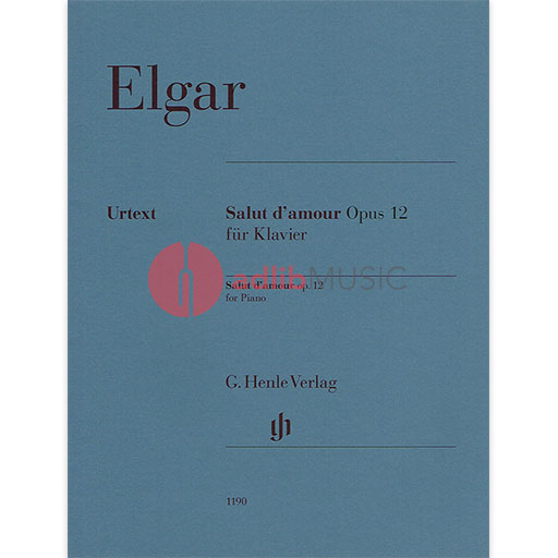Elgar - Salut d'amour Op12 - Piano Solo Henle HN1190