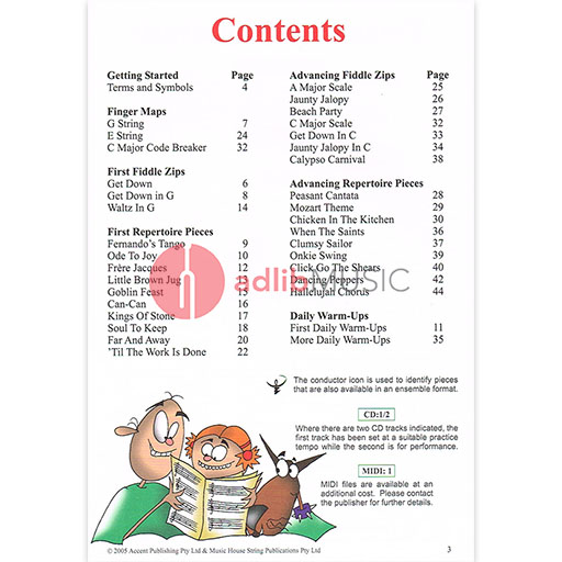 Encore On Strings Music Maestros Violin Bk2 Book/OA