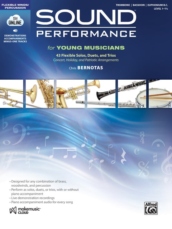 Sound Performance for Young Musicians Trombone Book/OA