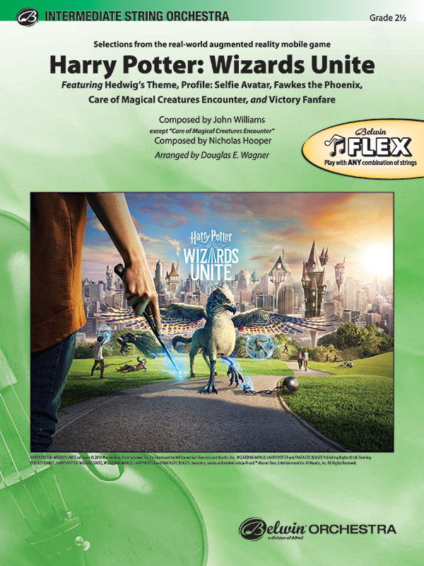 Williams/Hooper Harry Potter Wizards Unite String Orchestra Grade 2.5 Score/Parts arranged by Wagner