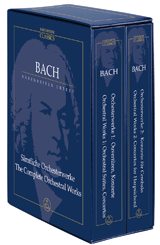 O/P Complete Orchestral Works 2 Vol Set Study Sc - Bach J S Barenreiter TP2001