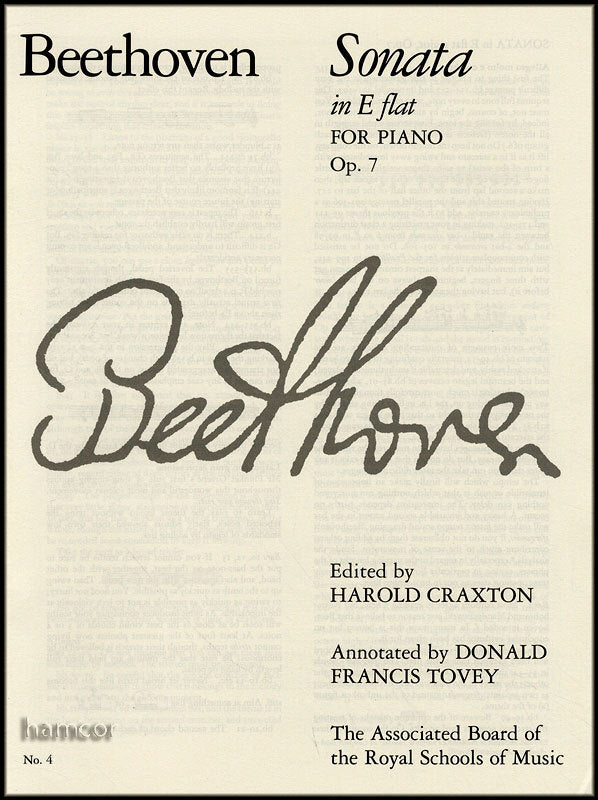 Sonata in Eb major, Op. 7 - Ludwig van Beethoven - Piano ABRSM Piano Solo