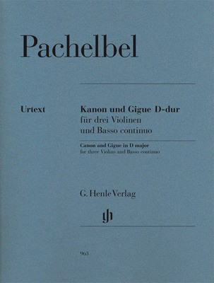 Canon and Gigue for Three Violins/Bc
