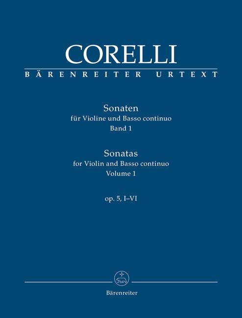 Sonatas for Violin & Continuo Op 5 No 1-6