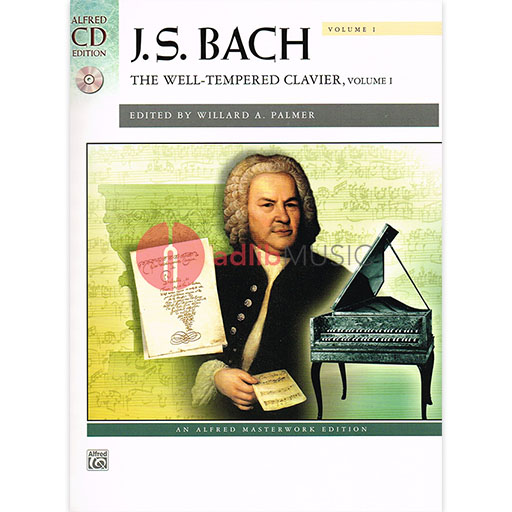 Bach Well-Tempered Clavier Vol 1 Bk/CD