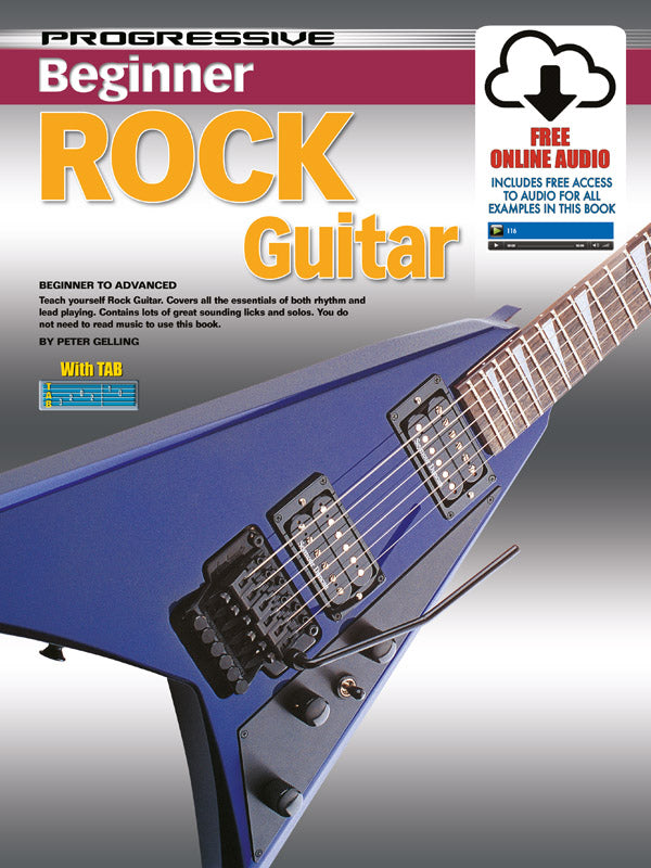 Progressive Beginner Rock Guitar Bk/OLA