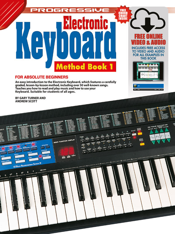 Progressive Electronic Keyboard Method Book 1 BkOA