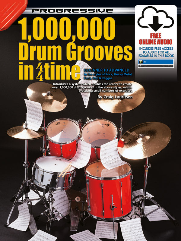 Progressive 1'000'000 Drum Grooves Bk/OLA
