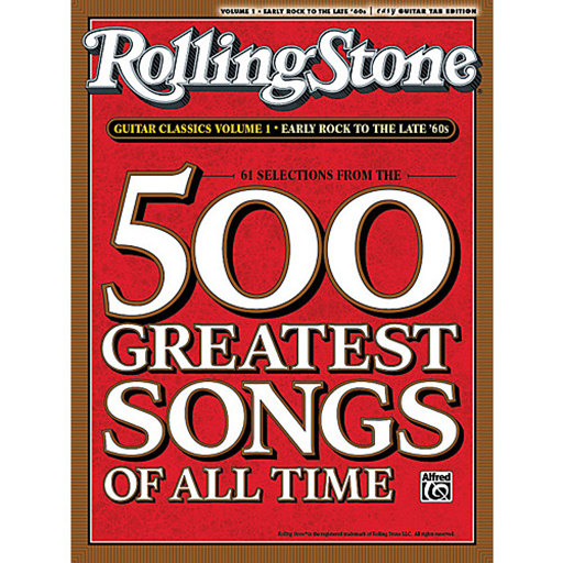 Rolling Stone 500 Greatest Songs Vol1 Easy Gtr Tab