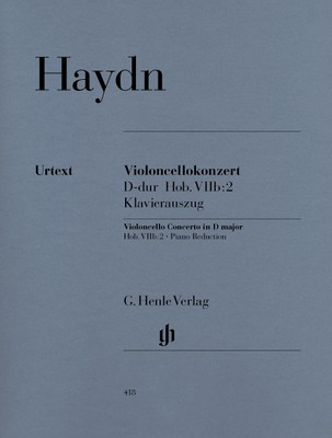 Concerto for Cello in D major Hob VIIb:2 Cello/Pno