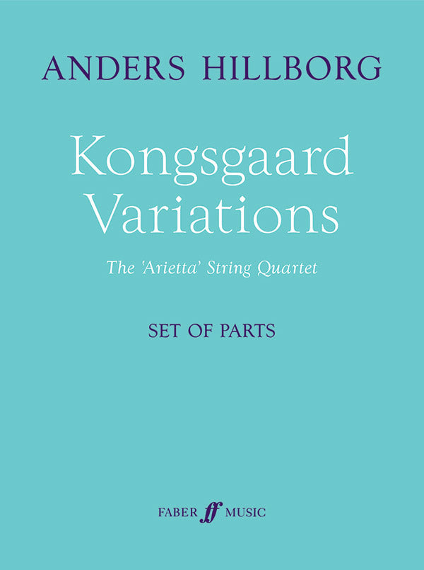 Kongsgaard Variations for String Quartet - Parts