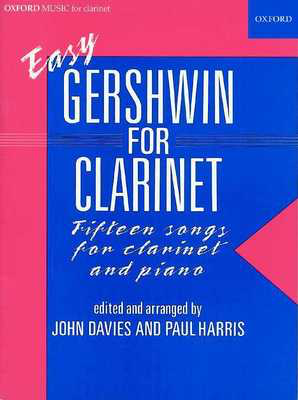 Easy Gershwin for Clarinet - Clarinet/Piano