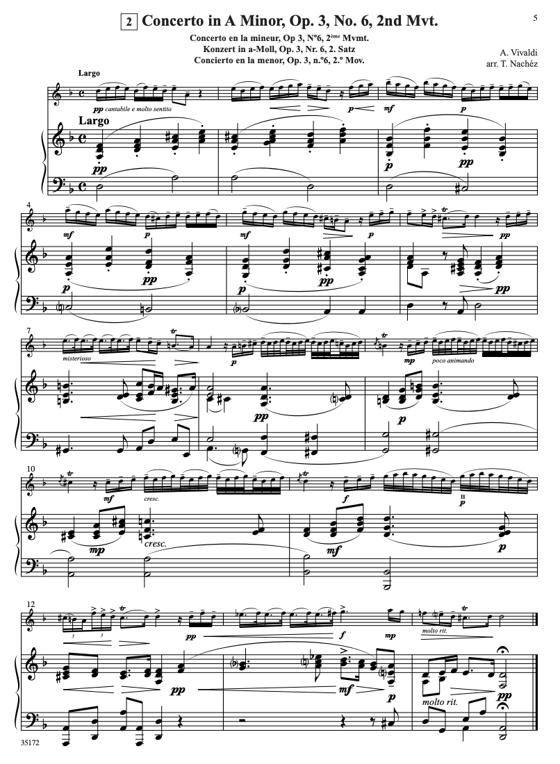 Suzuki Violin School Book/Vol. 5 International Edition - Piano Accomp 35172